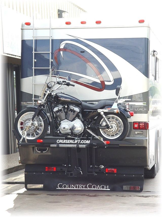 Motorcycle racks clearance for motorhomes